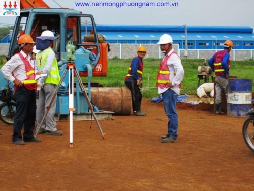 Thi công cọc khoan nhồi D600 - Công Trình Nhà Máy De-Heus