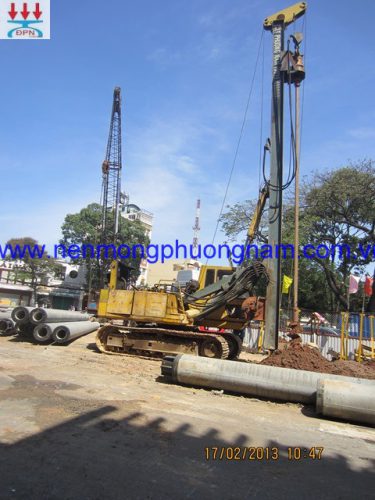 Khaon khảo sát địa chất Trung tâm nuôi dưỡng người già và khuyết tật