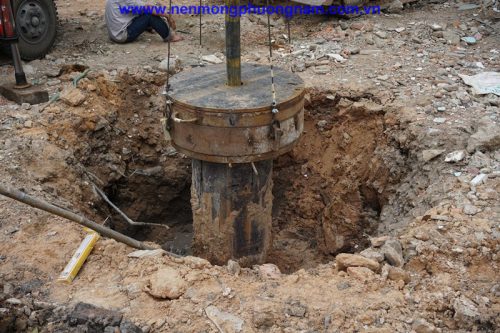 THI CÔNG CỌC KHOAN NHỒI D600mm - TRỤ SỞ LÀM VIỆC CÔNG TY THÀNH AN