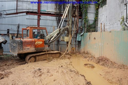 THI CÔNG CỌC KHOAN NHỒI D600mm - TRỤ SỞ LÀM VIỆC CÔNG TY THÀNH AN