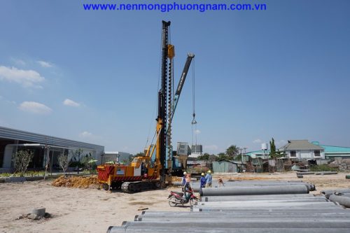 Khoan dẫn D450 - Dự án phát triển nhà Đông Á