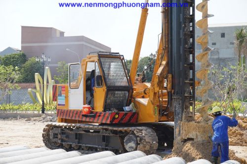Khoan dẫn D450 - Dự án phát triển nhà Đông Á