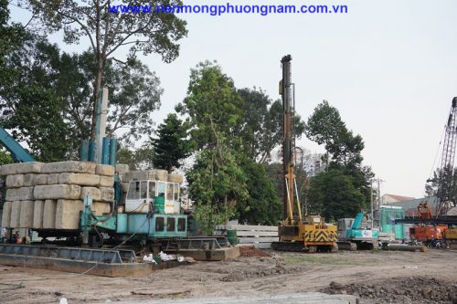 Khoan dẫn D400mm - Bệnh viện 175