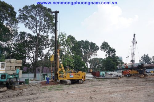 Khoan dẫn D400mm - Bệnh viện 175
